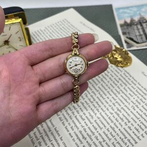Vintage Gold Tone Imperial Dainty Cocktail Women's Watch